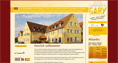 Desktop Screenshot of landhotel-gary.de