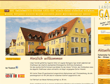 Tablet Screenshot of landhotel-gary.de